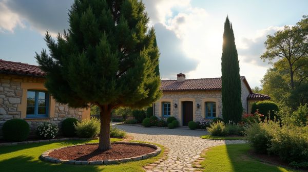 Planter un cyprès près de la maison pour un jardin équilibré